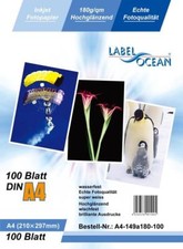 100 Blatt DIN A4 180g/m²