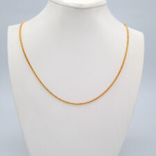 585 Gold Damen Kette 50cm NEU Fuchsschwanz 14 Karat Gelbgold Halskette 3,90g