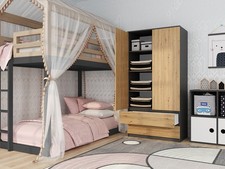 Kleiderschrank 2 Türen 2