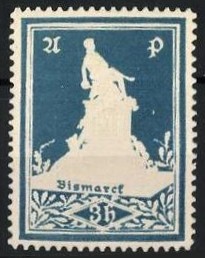 Reklamemarke statue - reklamemarke,