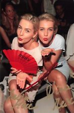 Julia & Nina Meise, Originalautogramm, altes Foto, Ratiopharm-Zwillinge