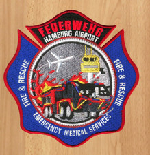 Flughafen Hamburg Patch Gewebt