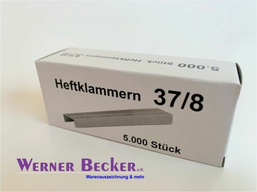 000 heftklammern 8 für - 37/8,