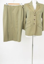 Ed Meier Kostüm Anzug Rock Blazer WIE NEU! Damen Gr. DE 42 Baumwolle