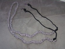 Longierhilfe schwarz weiß Gr. Cob NEU!