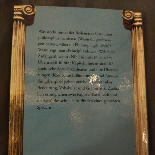 Lateinische weisheit alltag - weisheit,