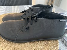 Snipe | Barefoot || Negro-Schwarz | Leder | Waschbar | Herren Barfuß