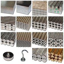 Extrem starke Neodym Supermagnete Echte N52 Magnete N50 N45 auch zum Anschrauben