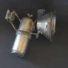 alte Fahrrad-Lampe / Karbidlampe von Herm. Riemanns