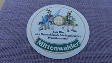Bierdeckel "Mittenwalder Bier"