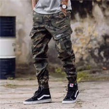 Herren Jeans Jogginghose Mode Streetwear Freizeit Hip Hop Hosen