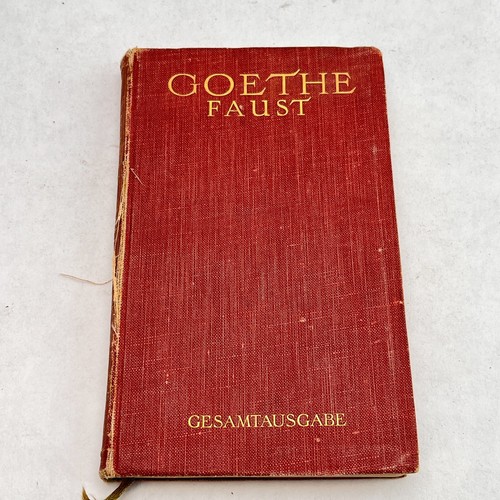 Goethe faust gesamtausgabe - –,