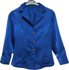 Jungen Sakko Blazer ca 158 Abend Hochzeit Business handgefertigt Langarm blau