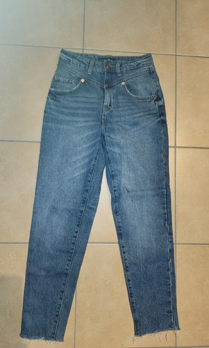 Damen jeans hose blau amisu - hose,
