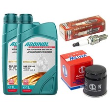 Ölfilter Zündkerze Öl 2L