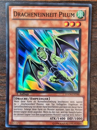 Yugioh dracheneinheit pilum - dracheneinheit,