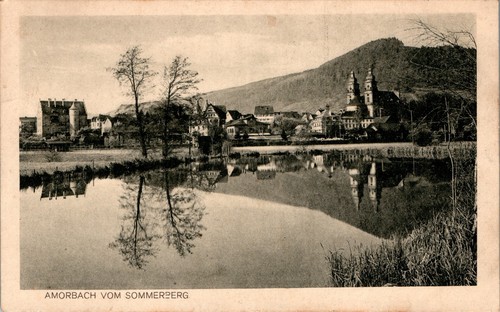 Gruss aus amorbach - ak,