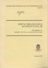 Olympia - Idee und Wirklichkeit. [Aus: Serta Philologica Aenipontana 3]. Innsbru