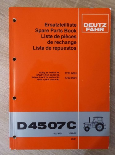 Deutz fahr schlepper d4507c - deutz,