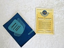 alte Gebrauchsanweisung