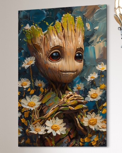 Groot leinwandbild guardians - groot,