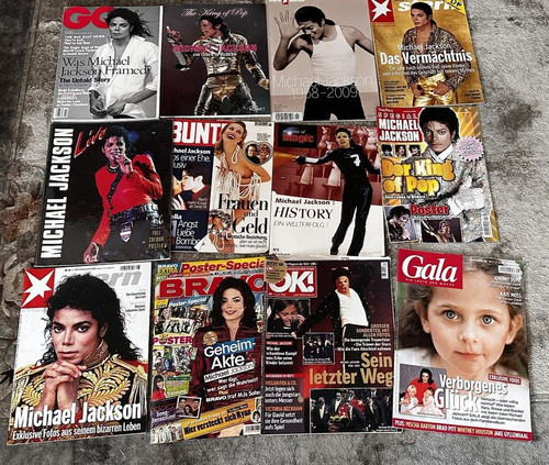 Michael jackson sammlung 12x - michael,