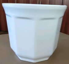 Übertopf Blumentopf 18 cm Durchmesser Höhe 18 cm Kunststoff weiß