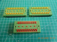 Fleischmann 6940/6941 Verteilerplatte/Klemplatte ( je10 Anschlüße) 2 polig