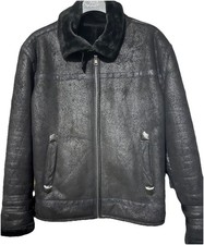 Shearling-lined Aviator Jacket