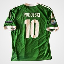 Vintage Deutschland Trikot EM 2012 Podolski Größe XL