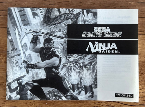 Sega game gear ninja - sega, gaiden