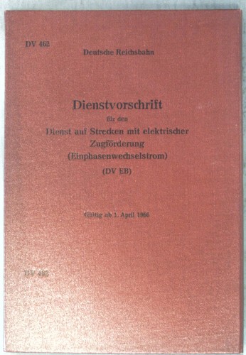Dienstvorschrift für den