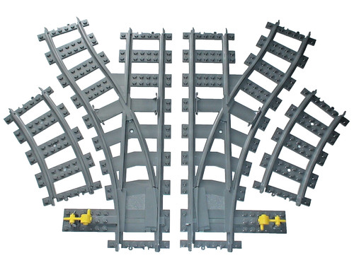 Lego eisenbahn weichenpaar - eisenbahn,
