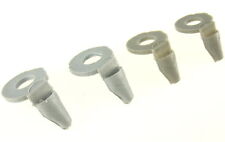 TIMPO TOYS - 4x einfache Holster - Silber und Grau - für Cowboy Indianer Figuren