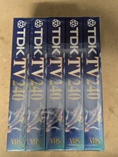 5er Pack VHS Kassette TDK TV