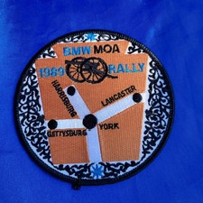 BMW Aufnäher BMW Motorrad BMW MOA 1989 RALLYE, unbenutzt