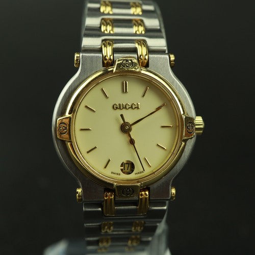 Gucci damen 9000l bicolor - gucci,