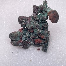 Kupfer, Cuprit, Malachit XX Tsumeb Namibia Mineral  XX Copper, Cuprite