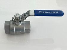 Edelstahl Kugelhahn V4A 1/2" /