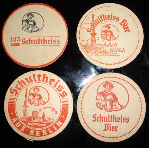 Bierdeckel schultheiss berlin - bierdeckel,