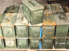 1 x orig. Bundeswehr Nato Metall Munitionskiste Gr. 2 Transportkiste 2. Wahl !