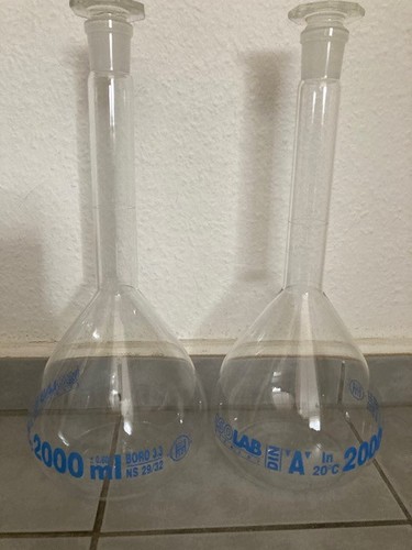 Isolab messkolben 2000 - 2x,
