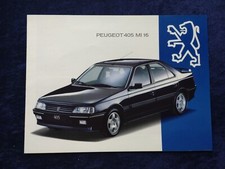 Peugeot 405 MI 16 Prospekt 07.1993