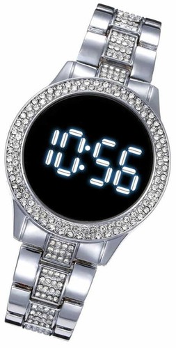 Damen silber armbanduhr - silber,