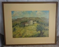 Gemälde Ölbild im Rahmen Finca Son Moro Mallorca H. Meyer Sindelfingen