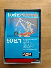 fischertechnik Statik 50S/1 vollständig in super Zustand + Anleitung