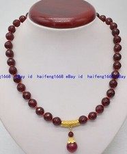 Facettiert 8mm rot granat - facettiert,