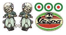 6x VESPA Vintage Aufkleber