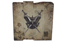 Nostalgie Holzbild Wandbild