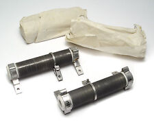 4x Siemens Widerstand mit Schelle 0...8 kOhm, 15W, für Röhrenverstärker, NOS